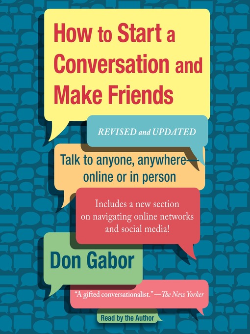 Title details for How to Start a Conversation and Make Friends by Don Gabor - Wait list